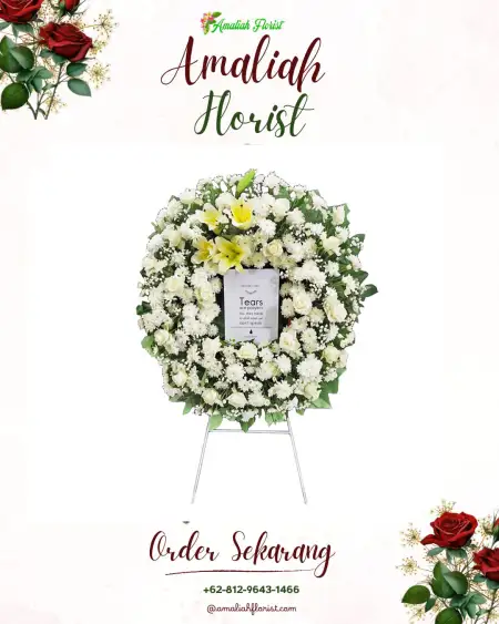 Krans Bunga Duka cilimus